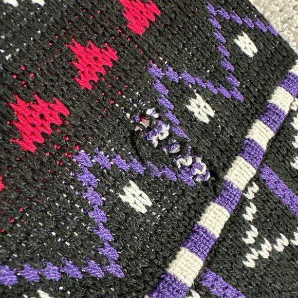 Vtg In Resource By Doris Skis Sweater Womens M Multicolor Fair Isle Halloween - Picture 3 of 14